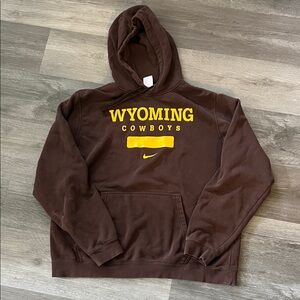 Brown Nike Wyoming Cowboys Hoodie